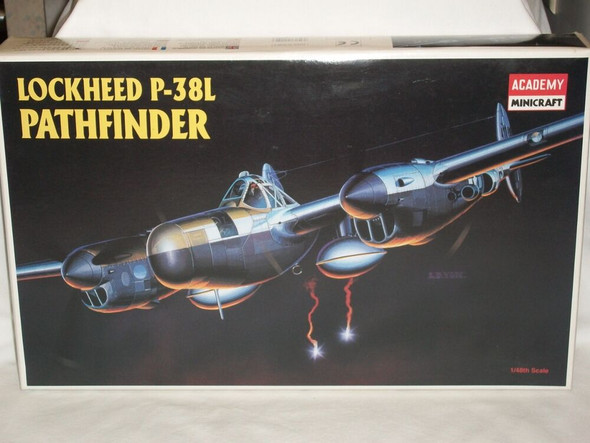 RESALE SHOP - NOB Academy 1/48 Lockheed P-38L Pathfinder Model Kit (c1995) - 2151 [HT5]