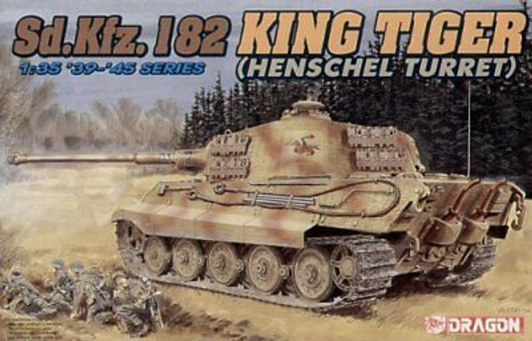 RESALE SHOP - Dragon 1:35 Sd.Kfz.182 King Tiger Henschel Turret  - 6208 [HB20]