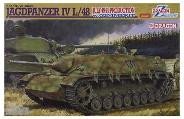 RESALE SHOP - Dragon 1/35 Jagdpanzer IV L/48 '44 Production w/Zimmerit Kit - 6369 [HB9]