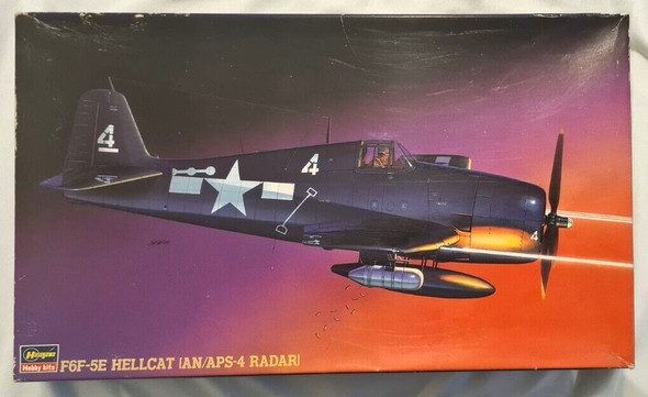 RESALE SHOP - NOB Hasegawa 1/32 F6F-5E Hellcat (AN/APS-4 Radar) Model Kit - 08101 [HT4]