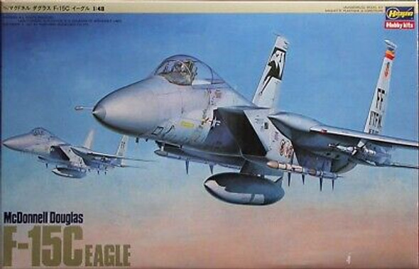 RESALE SHOP - NOB Hasegawa 1:48 McDonnell Douglas F-15C Eagle Model Kit (c.1987) - P10 [HT5]