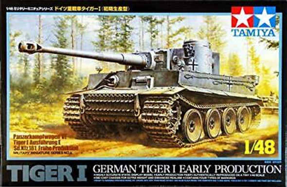 RESALE SHOP - Tamiya 1/48 German Panzerkampfwagen VI Tiger I Ausf. E Model Kit - 32504 [HB21]