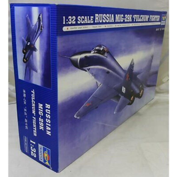 RESALE SHOP - Trumpeter 1/32 Russia MIG-29K Fulcrum Fighter Airplane Model Kit - 02239 [HT1]