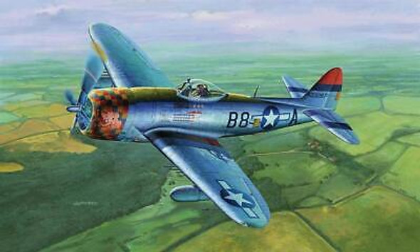 RESALE SHOP - Trumpeter 1/32 P-47D Thunderbolt "Dorsal Fin" Airplane Model Kit - 02264 [HT4]