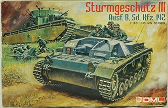 RESALE SHOP - Dragon 1:35 Sturmgeschuts III Ausf.B Sd.Kfz.142 Tank Model Kit - 6008 [HB14]
