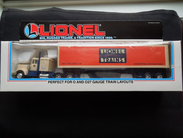 RESALE SHOP - NOB Lionel T.T.O.S. Wolverine Division Tractor And Trailer #6-12785 DieCast