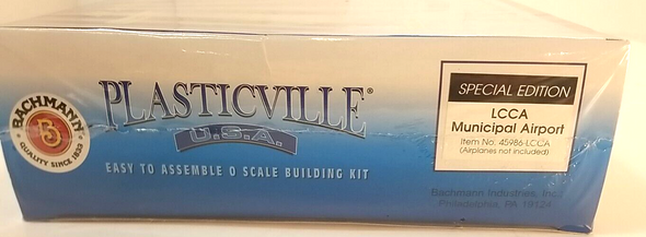 RESALE SHOP - Bachmann O Scale Plasticville LCAA Municipal Airport #45986-LCCA - N/S