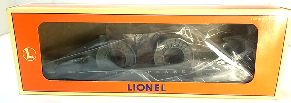 RESALE SHOP - Lionel O Scale #6-16946 Chesapeake And Ohio F9 Well Car #3840 - NIOB