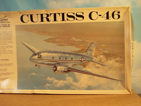 RESALE SHOP - NOB Williams Bros. 1:72 Curtiss #C-46 Model Airplane Kit [T5 small]