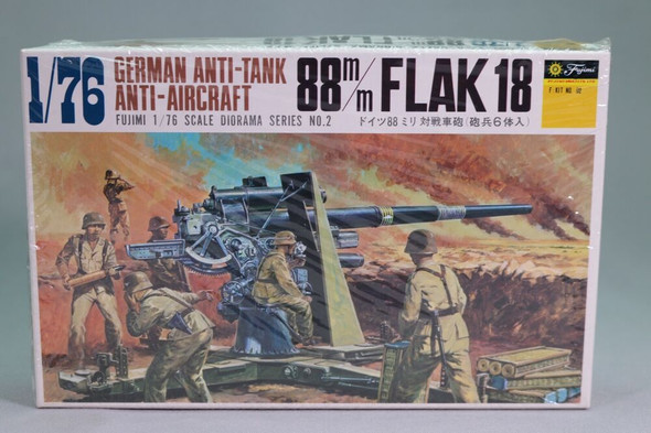 RESALE SHOP - NOB LE2014 FUJIMI 02-250 1/76 German Anti Tank Anti Aircraft 88m/m Flak 18 [T3]