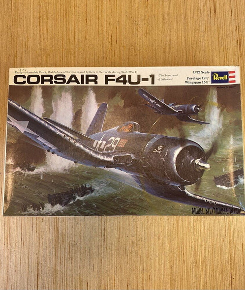 RESALE SHOP - NOB REVELL | CORSAIR F4U-1 | 1:32 SCALE MODEL KIT | H-278 | 1979 [T3]