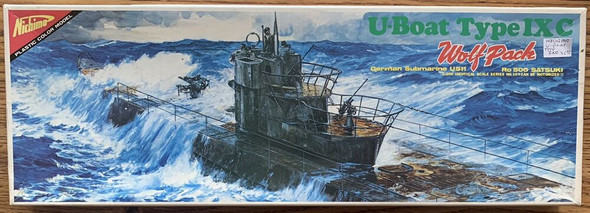 RESALE SHOP - NOB NICHIMO U-BOAT TYPE IXC WOLF PACK 1/200 NO. 10 MADE IN JAPAN [T4]