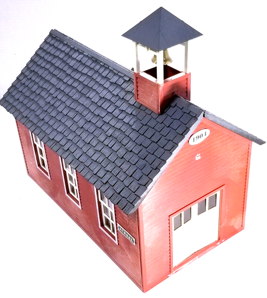 RESALE SHOP - Pola G LITTLE RED SCHOOLHOUSE #G1810 - assembled - preowned (READ)