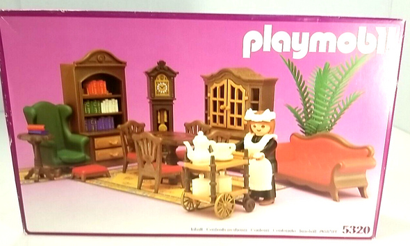 RESALE SHOP - Playmobil #5320 Dining Room Victorian Mansion Set- preowned (READ)