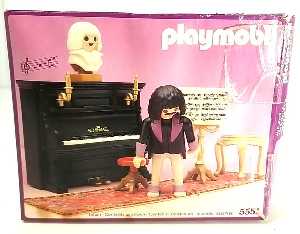 RESALE SHOP - Cnsg-MACA-5551 Playmobil Musician With Piano And Accessories - preowned