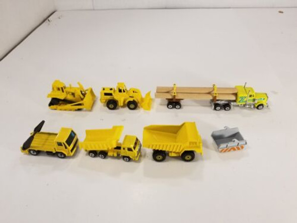 RESALE SHOP - Misc Diecast Construction Vehicle Set Lot Of 6 - preowned