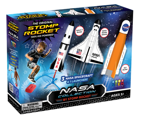 OakridgeStores.com | Stomp Rocket - Space Collection Rocket Launcher Set - Soars Up to 100 Feet 40020 795516400207