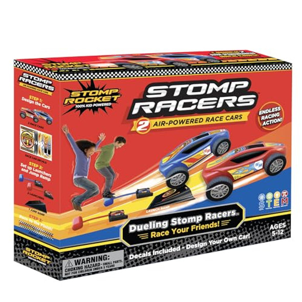 OakridgeStores.com | Stomp Rocket - Stomp Racers - Air Powered Race Cars and Launcher 60000 795516600003