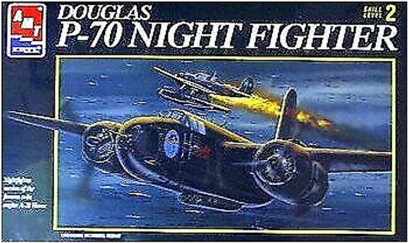 RESALE SHOP - AMT ERTL 1/48 Scale Douglas P-70 Night Fighter USAF Model Kit (c.1997) - 8646