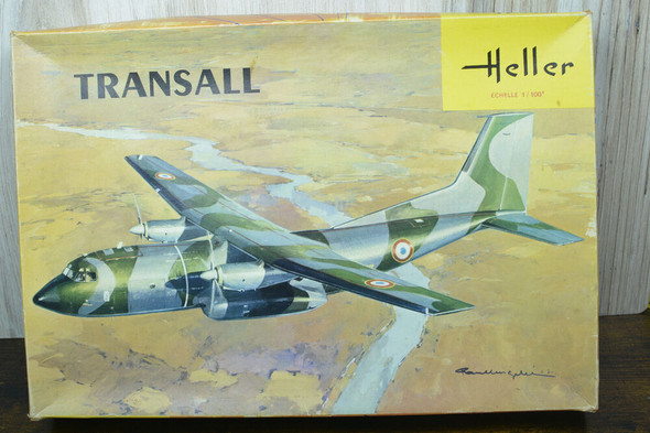 RESALE SHOP - NOB VTG Heller 1/100 Transall Model Plane Kit #L711