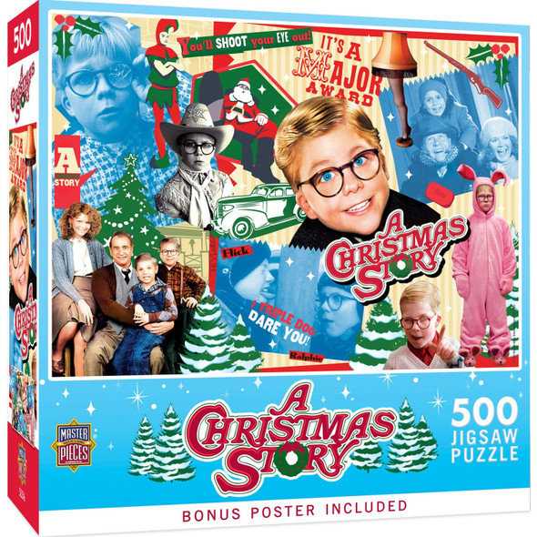 OakridgeStores.com | MASTERPIECES - A Christmas Story - 500 Piece Jigsaw Puzzle (32361) 705988323614