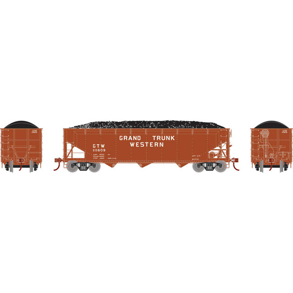 OakridgeStores.com | ATHEARN - HO 40' Offset Coal Hopper with Load, GTW #111609 - (33086) 797534330863