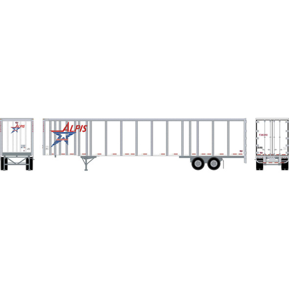 OakridgeStores.com | ATHEARN - HO 53' Wabash Plate Trailer, Alpis #F38390 - (72825) 797534728257