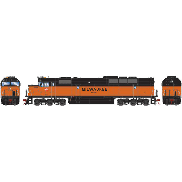 OakridgeStores.com | ATHEARN - HO FP45 Locomotive with DCC & Sound, MILW #4 - (G18387) 797534183872