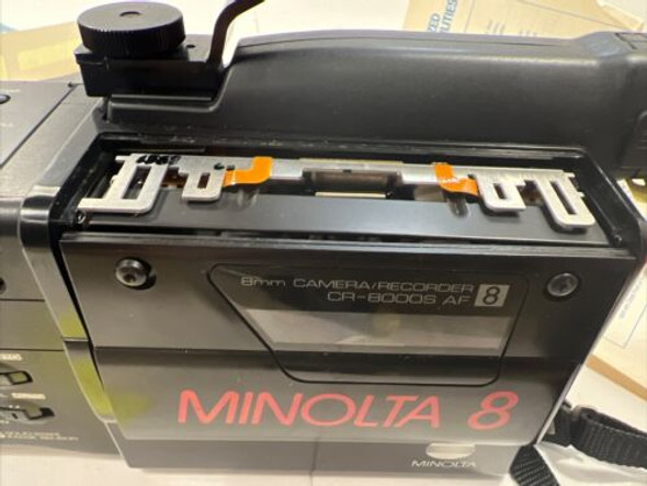 RESALE SHOP - Minolta CR-8000S AF Image Sensor Video Camera With  Cassettes - preowned -untest