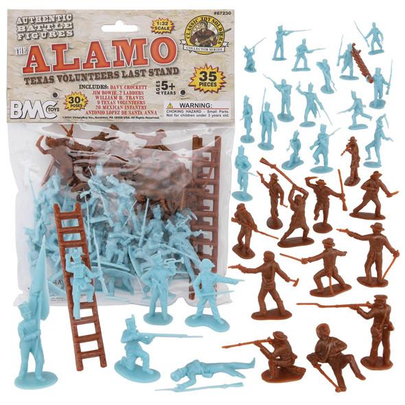 OakridgeStores.com | BMC Toys - CTS Alamo - Brown & Powder Blue Plastic Army Soldiers Set 35pc (67230) 810049672300 OakridgeStores.com | BMC Toys - CTS Alamo - Brown & Powder Blue Plastic Army Soldiers Set 35pc (67230) 810049672300