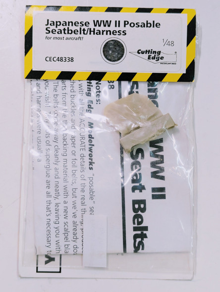 RESALE SHOP - Cutting Edge 1:48 Japanese WWII Posable Seatbelt/Harness Resin Kit