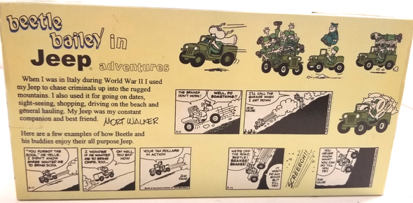 RESALE SHOP - GATE 1:18 Beetle Baily 50th Anniversary "Jeep Adventure" Jeep - NOB