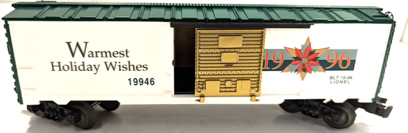 RESALE SHOP - CNSG-Store-619946 Lionel O27 1996 Christmas Car #6-19946 - NIOB RESALE SHOP - CNSG-Store-619946 Lionel O27 1996 Christmas Car #6-19946 - NIOB