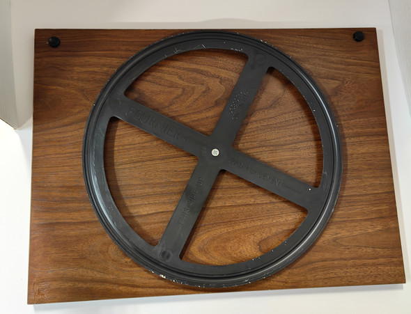RESALE SHOP - Dollhouse Miniature Wooden Turntable Display 12" x 16" Suitable For All Scales