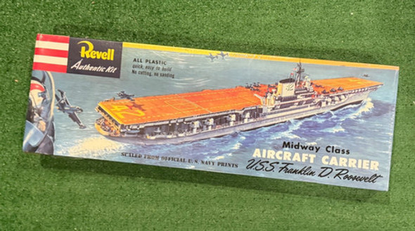 RESALE SHOP - Revell Midway Class Aircraft Carrier USS Franklin D Roosevelt CV-42 H-307 1:547