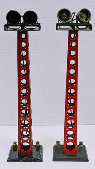 RESALE SHOP - Lot of 2 Marx Spotlight Towers - Preowned