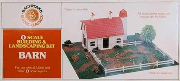 RESALE SHOP - Bachmann O Scale Barn Kit #49-1987 - Preowned