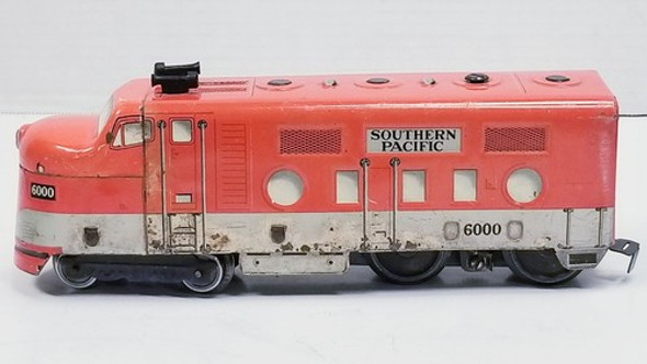 RESALE SHOP - Marx O Gauge Southern Pacific Diesel Locomotive #6000 - Preowned