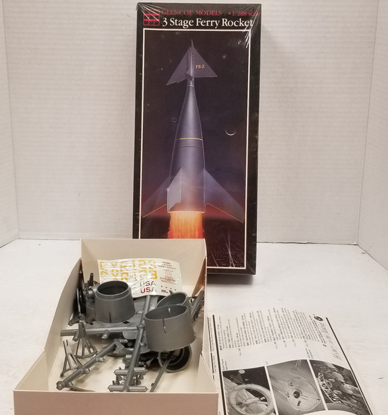 RESALE SHOP - Glencoe Models 1/288 3 Stage Ferry Rocket #05908