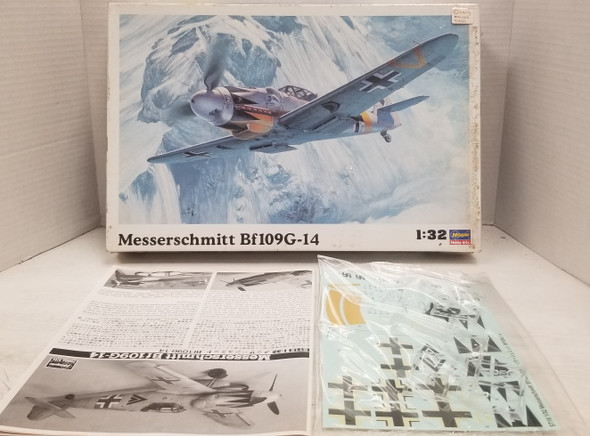 RESALE SHOP - Hasegawa 1/32 Messerschmitt Bf109G-14 Luftwaffe Fighter #18-4200