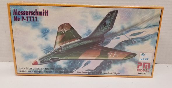 RESALE SHOP - PM Model 1/72 Messerschmitt Me P-1111 #217