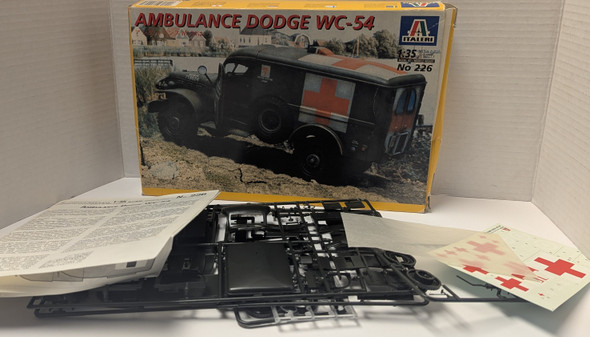 RESALE SHOP - Italeri KIT #226 1/35 Scale Allied WC-54 Ambulance