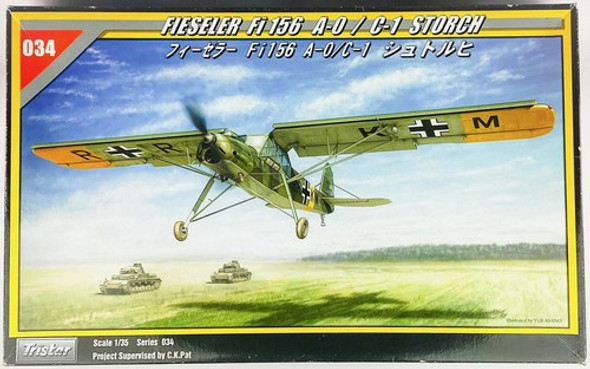 RESALE SHOP - Tristar 35034 Fieseler Fi156 A-0/ C-1 'Storch' 1/35 Scale Plastic Model Kit