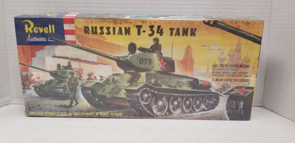 RESALE SHOP - Revell Authentic Kit Russian T-34 Tank $538-129