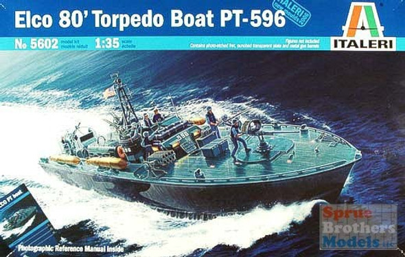RESALE SHOP - #ITA5602 1:35 Italeri PT-596 Elco 80' Torpedo Boat