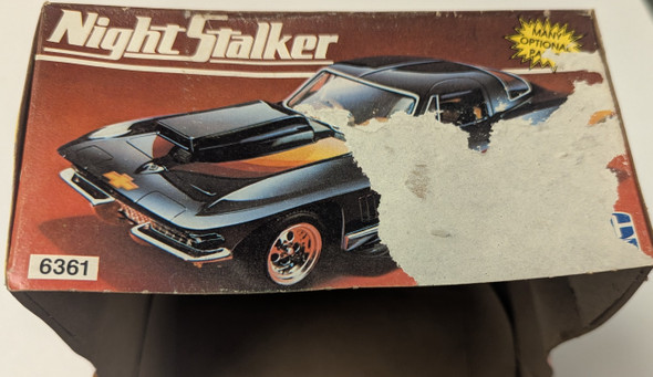RESALE SHOP - MPC Night Stalker Corvette Stingray Street Machine #6361, 1/25 Scale Model Kit