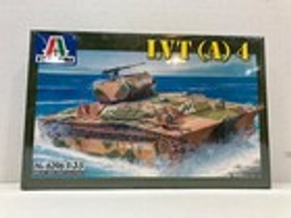 RESALE SHOP - ITALERI 1/35 SCALE LVT (A) 4 MILITARY TANK #6396