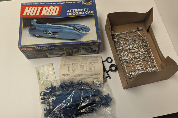 RESALE SHOP - Revell #7119 Special Hot Rod Attempt I Record Car Model Kit 1/25