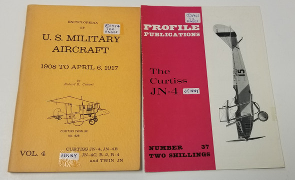 RESALE SHOP - Lindberg 1:48 Scale Curtiss JN-4 Jenny Model With 2 Books (DESC.) #72583 (READ)