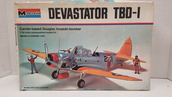 RESALE SHOP - Monogram 1/48 Devastor TBD-1 Carrier-based Douglas torpedo-bomber 7575
